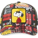 schwarze-trucker-kappe-snoopy-joe-cool-pea-sam1-peanuts-von-capslab