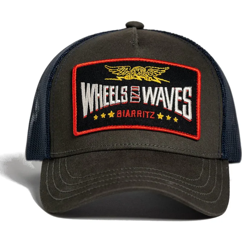 braune-trucker-kappe-firebird-patched-ww15-von-wheels-and-waves