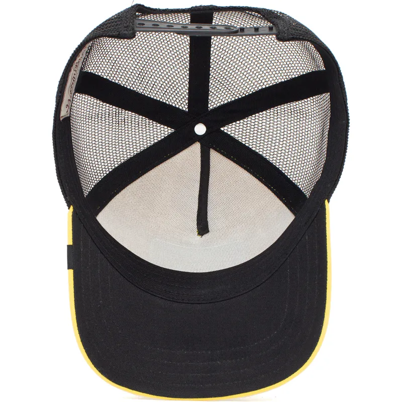 gelbe-und-schwarze-trucker-kappe-schaf-the-black-sheep-the-farm-von-goorin-bros