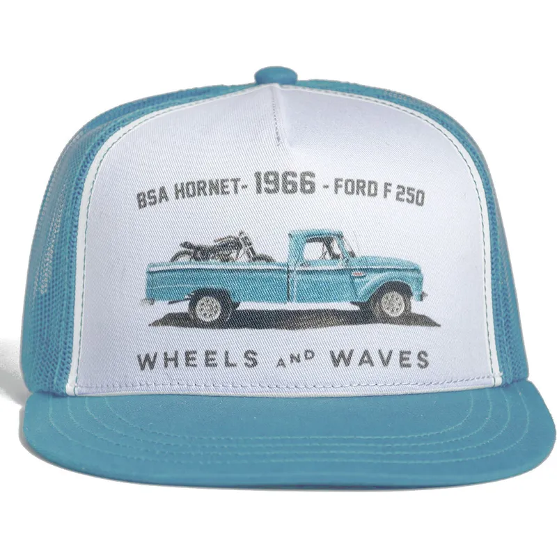 flache-trucker-kappe-weiss-und-blau-1966-ww23-von-wheels-and-waves