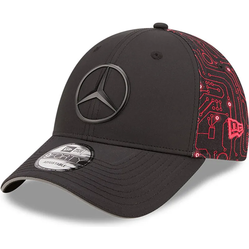 sapkak-ivelt-fekete-allithato-9forty-esports-grand-prix-mercedes-formula-1-new-era