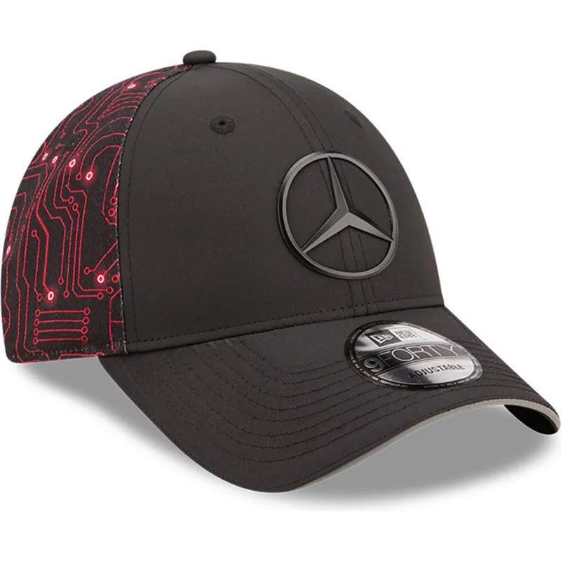 sapkak-ivelt-fekete-allithato-9forty-esports-grand-prix-mercedes-formula-1-new-era