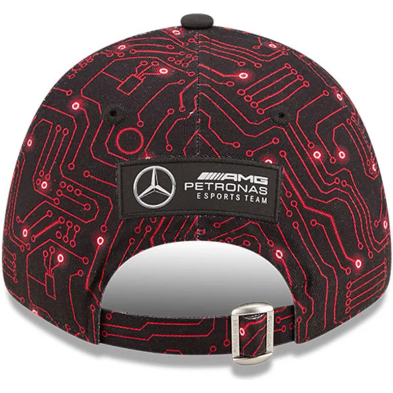 sapkak-ivelt-fekete-allithato-9forty-esports-grand-prix-mercedes-formula-1-new-era