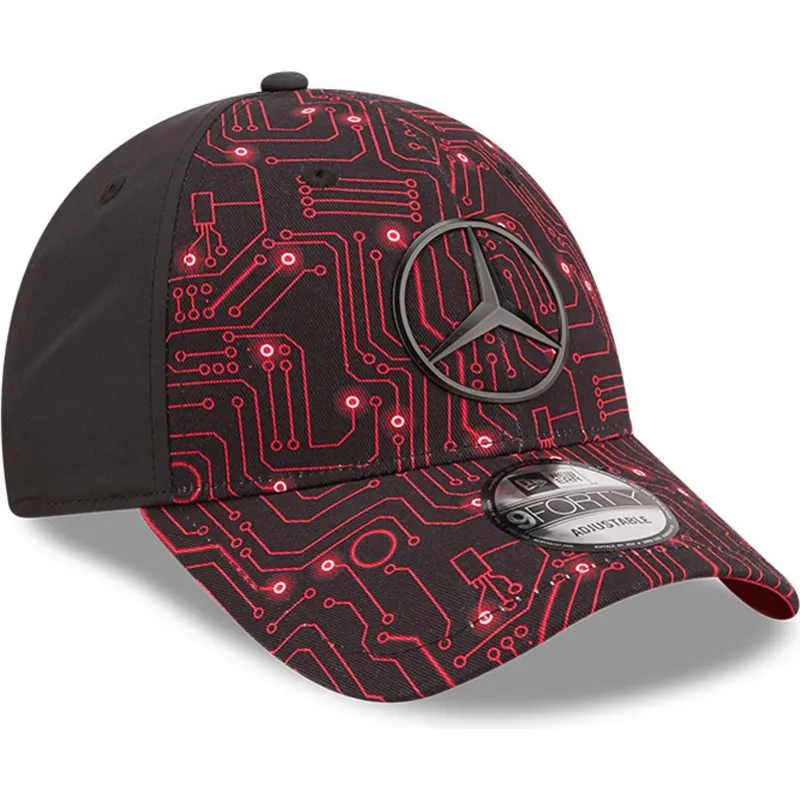 sapkak-ivelt-piros-allithato-9forty-esports-grand-prix-mercedes-formula-1-new-era