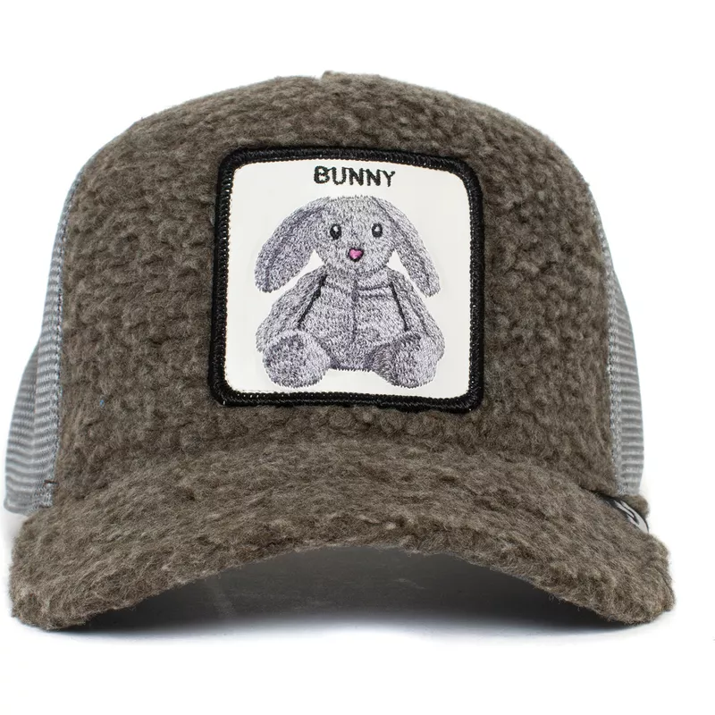goorin-bros-stuffed-rabbit-bunny-business-the-farm-brown-and-grey-shearling-trucker-hat