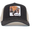 trucker-cap-schwarz-und-weiss-buffel-the-buffalo-the-farm-von-goorin-bros