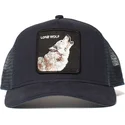 marineblaue-trucker-kappe-fur-jungen-wolf-lone-wolf-little-howler-the-farm-von-goorin-bros
