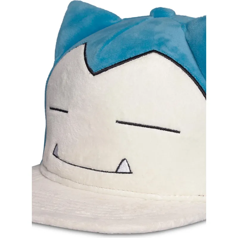 blaue-und-weisse-snapback-flatcap-snorlax-ibailax-plush-pokemon-von-difuzed