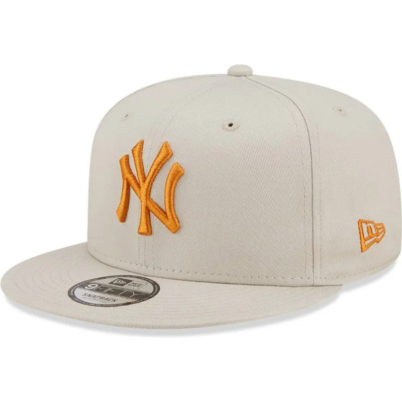 sapkak-lapos-bezs-snapback-9fifty-league-essential-new-york-yankees-mlb-new-era