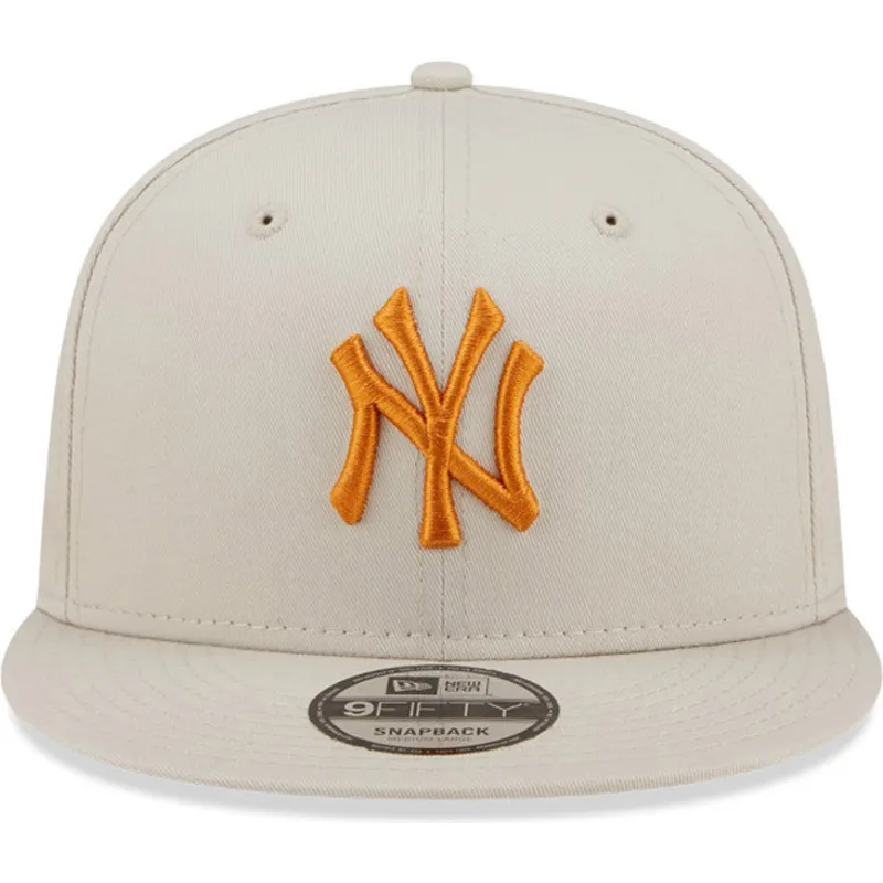 sapkak-lapos-bezs-snapback-9fifty-league-essential-new-york-yankees-mlb-new-era