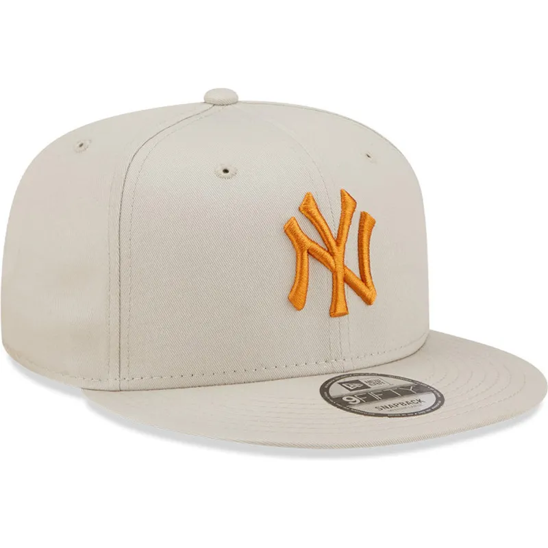 sapkak-lapos-bezs-snapback-9fifty-league-essential-new-york-yankees-mlb-new-era