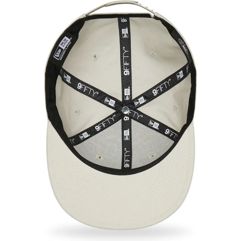 sapkak-lapos-bezs-snapback-9fifty-league-essential-new-york-yankees-mlb-new-era