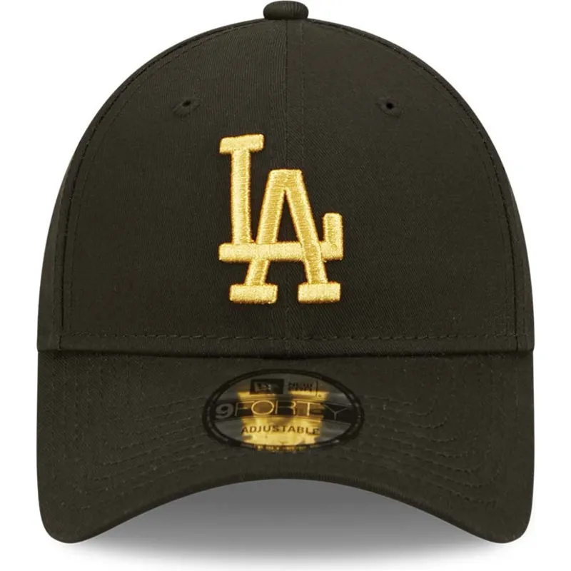 sapkak-ivelt-fekete-allithato-dorado-9forty-metallic-los-angeles-dodgers-mlb-new-era
