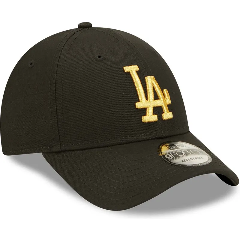sapkak-ivelt-fekete-allithato-dorado-9forty-metallic-los-angeles-dodgers-mlb-new-era