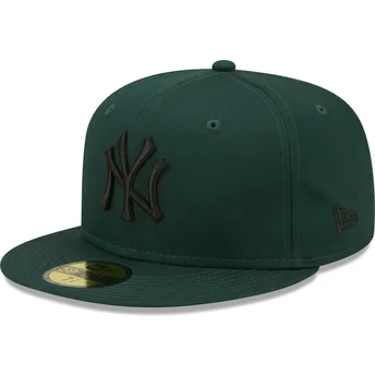 sapkak-lapos-zold-illesztett-59fifty-league-essential-new-york-yankees-mlb-new-era