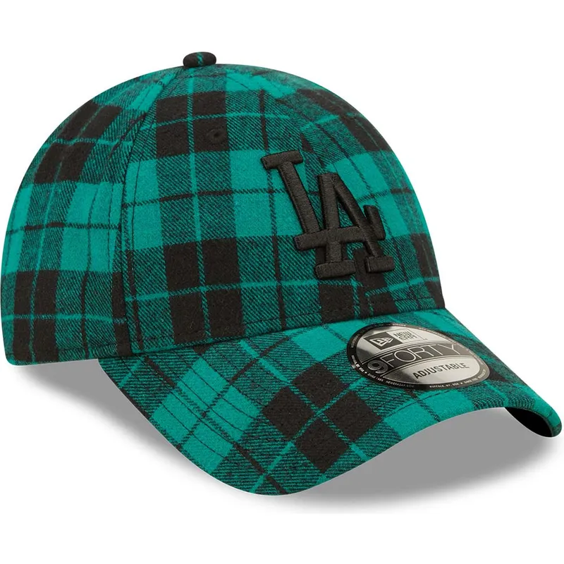 sapkak-ivelt-zold-allithato-9forty-plaid-los-angeles-dodgers-mlb-new-era
