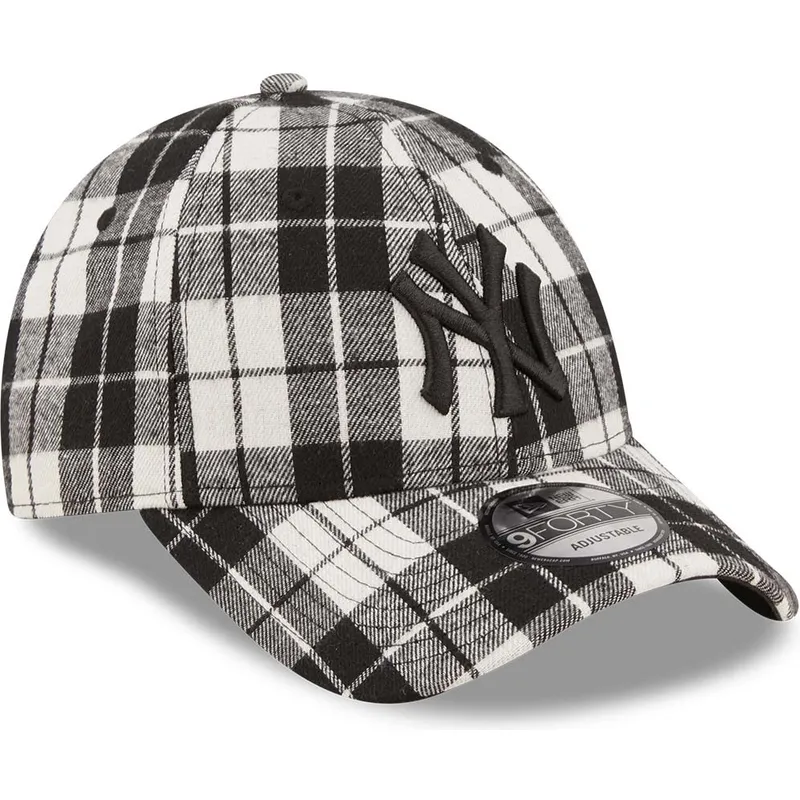 sapkak-ivelt-fekete-allithato-9forty-plaid-new-york-yankees-mlb-new-era