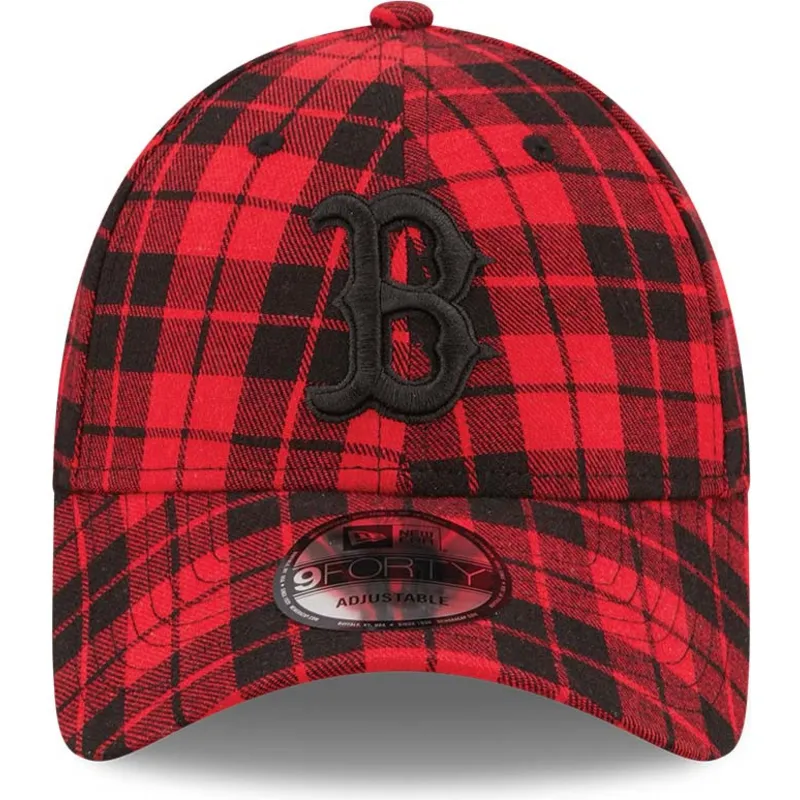 sapkak-ivelt-piros-allithato-9forty-plaid-boston-red-sox-mlb-new-era