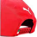 puma-ferrari-formel-1-sf-team-schwarze-und-rote-snapback-kappe-mit-gebogenem-schirm