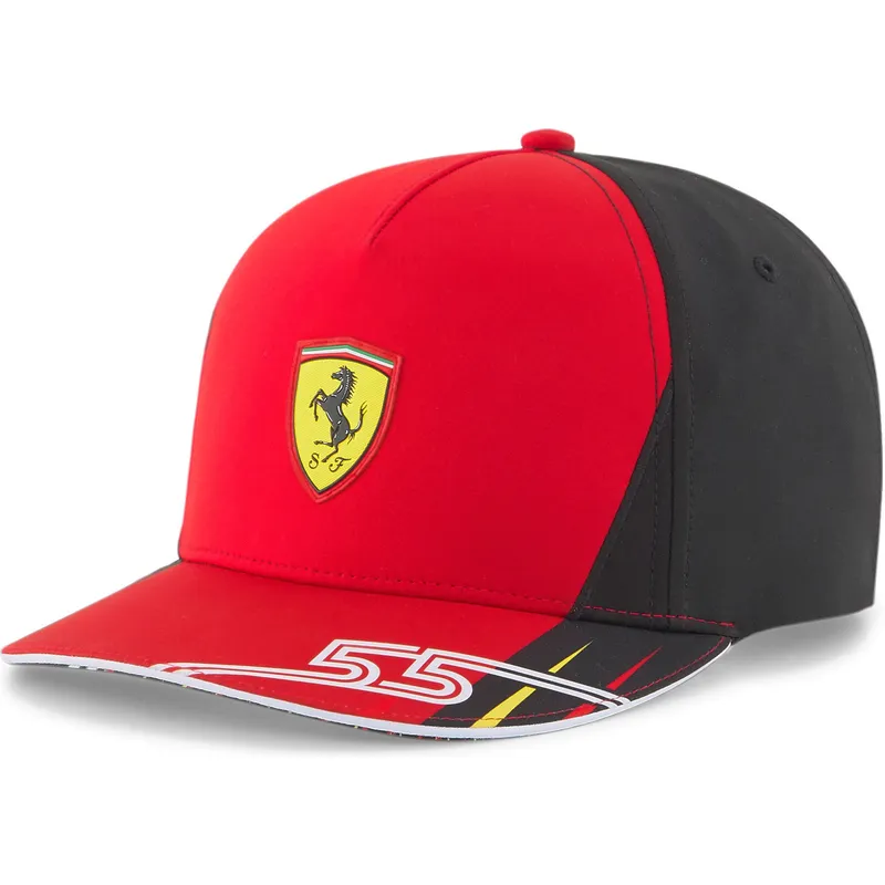 sapkak-ivelt-piros-snapback-sf-carlos-sainz-ferrari-formula-1-puma