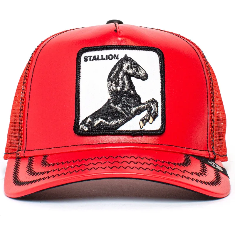 sapkak-ivelt-piros-snapback-stallion-cherry-mustang-the-farm-goorin-bros