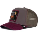 gorra-trucker-gris-y-granate-perro-doberman-fearless-true-true-the-farm-de-goorin-bros