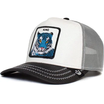 weiss-schwarze-trucker-kappe-tiger-king-sparkle-the-farm-von-goorin-bros