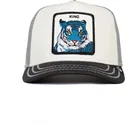 weisse-und-schwarze-trucker-kappe-tiger-king-sparkle-the-farm-von-goorin-bros