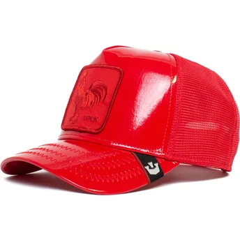 goorin-bros-the-farm-rote-trucker-kappe-gallo-cock-big-red-patent-leather