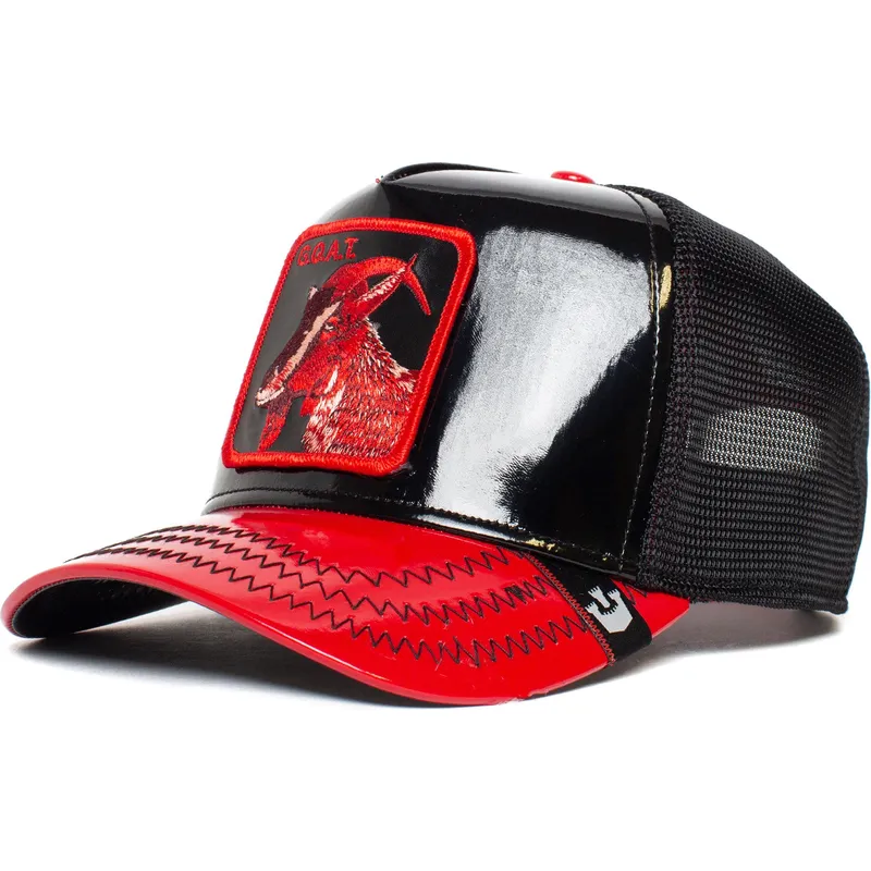 sapkak-ivelt-fekete-snapback-goat-goaty-mcgoatface-patent-leather-the-farm-goorin-bros
