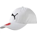 weisse-verstellbare-kappe-mit-gebogenem-schirm-und-schwarzem-essentials-big-cat-logo-von-puma
