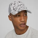 puma-akademie-bedruckte-graue-snapback-trucker-kappe