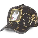 justerbar-svart-och-gul-kurvad-keps-pikachu-tag-ele1-pokemon-fran-capslab