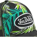 von-dutch-svart-och-gron-ahig-aop-truckerkeps