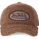 von-dutch-fur2-braune-trucker-mutze-aus-schaffell