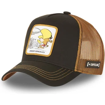 Capslab Svart och Brun Speedy Gonzales SPE3 Looney Tunes Truckerkeps