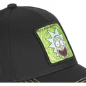 schwarze-verstellbare-curved-cap-rick-sanchez-casb-ri2-rick-and-morty-von-capslab