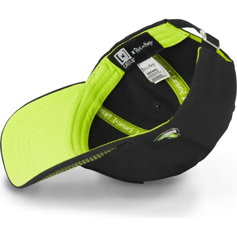 schwarze-verstellbare-curved-cap-rick-sanchez-casb-ri2-rick-and-morty-von-capslab