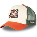 gorra-trucker-beige-grun-und-orange-bugs-bunny-und-daffy-duck-lo2-looney-tunes-von-capslab