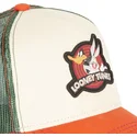gorra-trucker-beige-grun-und-orange-bugs-bunny-und-daffy-duck-lo2-looney-tunes-von-capslab