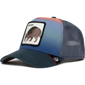 goorin-bros-the-farm-baller-balladillo-armadillo-marineblaue-trucker-kappe