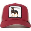 trucker-cap-rot-und-weiss-rottweiler-the-baddest-boy-the-farm-von-goorin-bros