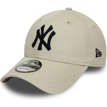 Sapkák ívelt bézs állítható pánt 9FORTY League Essential New York Yankees MLB New Era