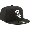 svart-platt-keps-justerad-59fifty-authentic-on-field-game-fran-chicago-white-sox-mlb-av-new-era