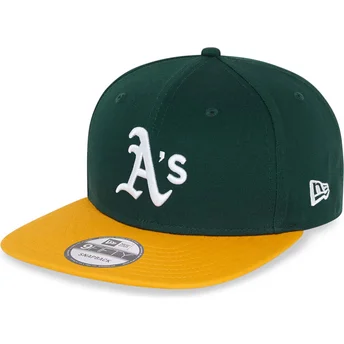 Sapkák lapos zöld snapback 9FIFTY Essential Oakland Athletics MLB New Era