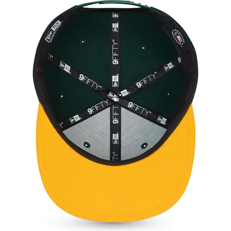 gron-och-gul-platt-keps-snapback-9fifty-essential-fran-oakland-athletics-mlb-av-new-era