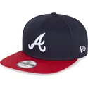 marineblaue-und-rote-flache-snapback-kappe-9fifty-essential-der-atlanta-braves-mlb-von-new-era