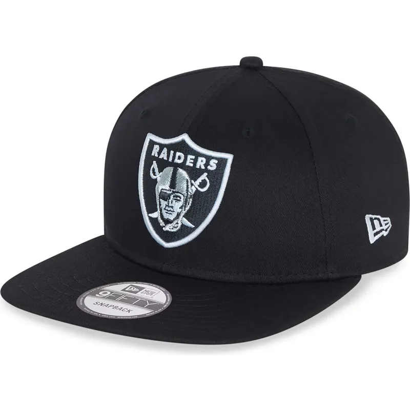 svart-platt-snapback-keps-9fifty-essential-fran-las-vegas-raiders-nfl-av-new-era