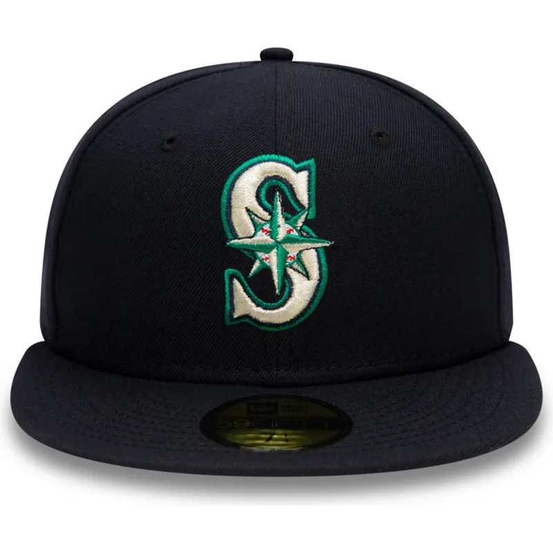 gorra-plana-azul-marino-ajustada-59fifty-authentic-on-field-de-seattle-mariners-mlb-de-new-era