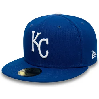 59FIFTY Authentic On Field Fitted Cap in Blau der Kansas City Royals MLB von New Era